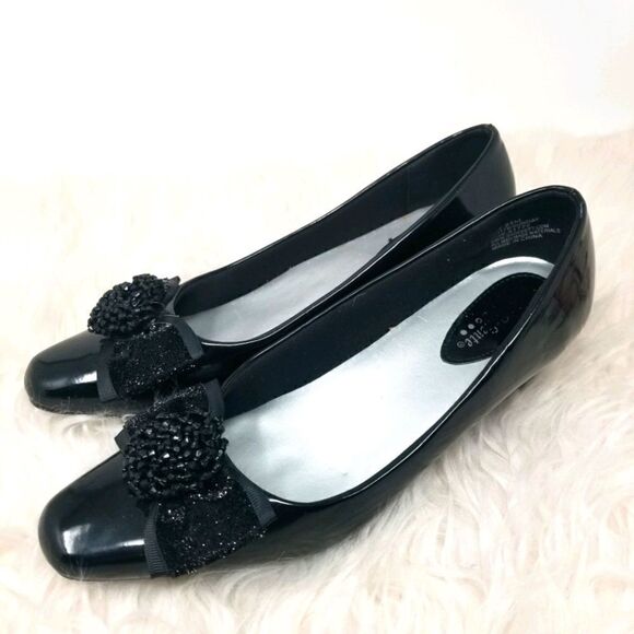 TORTA CALIENTE BLACK DRESS HEEL. SIZE 8.5M. - Picture 1 of 11